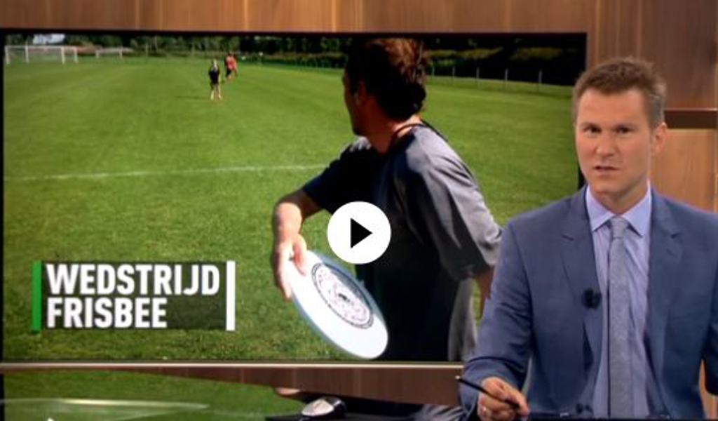 Ultimate frisbee op het VRT Journaal